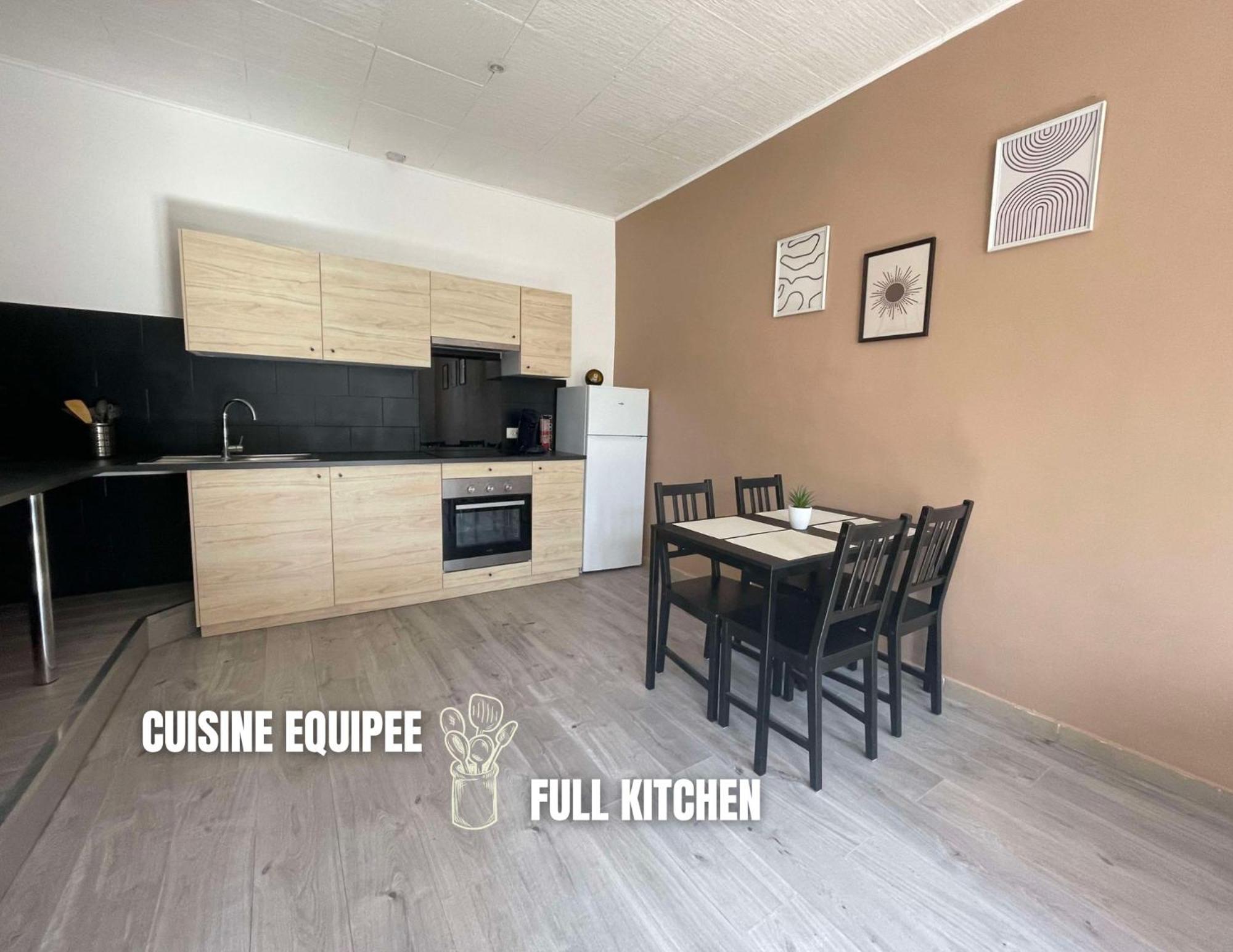 Marseille Centre - Wifi - Lave Et Seche Linge - Calme - Cuisine Leilighet Eksteriør bilde